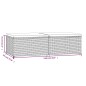vidaXL Gartenhocker mit Kissen 2 Stk. Braun Poly Rattan vidaXL Gartenhocker mit Kissen 2 Stk. Braun Poly Rattan