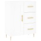 Highboard Weiß 69,5x34x180 cm Holzwerkstoff Highboard Weiß 69,5x34x180 cm Holzwerkstoff