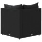 vidaXL Garten-Ecksofas mit Kissen 2 Stk. Schwarz Poly Rattan vidaXL Garten-Ecksofas mit Kissen 2 Stk. Schwarz Poly Rattan