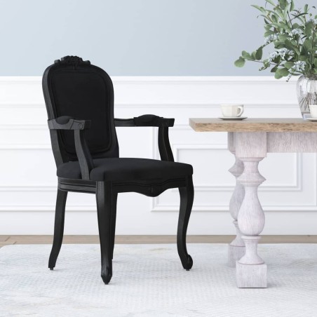 vidaXL Esszimmerstuhl Schwarz 62x59,5x100,5 cm Samt