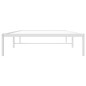 vidaXL Bettgestell Metall Weiß 107x203 cm vidaXL Bettgestell Metall Weiß 107x203 cm
