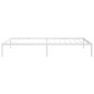 vidaXL Bettgestell Metall Weiß 107x203 cm vidaXL Bettgestell Metall Weiß 107x203 cm