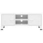 vidaXL TV-Schrank Industrie-Stil Weiß 105x35x42 cm Metall vidaXL TV-Schrank Industrie-Stil Weiß 105x35x42 cm Metall