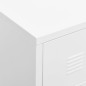 vidaXL TV-Schrank Industrie-Stil Weiß 105x35x42 cm Metall vidaXL TV-Schrank Industrie-Stil Weiß 105x35x42 cm Metall