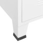 vidaXL TV-Schrank Industrie-Stil Weiß 105x35x42 cm Metall vidaXL TV-Schrank Industrie-Stil Weiß 105x35x42 cm Metall