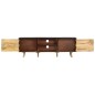 vidaXL TV-Schrank 140x30x46 cm Rohes Mangoholz und Massivholz Akazie vidaXL TV-Schrank 140x30x46 cm Rohes Mangoholz und Massivholz Akazie