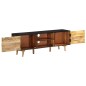 vidaXL TV-Schrank 140x30x46 cm Rohes Mangoholz und Massivholz Akazie vidaXL TV-Schrank 140x30x46 cm Rohes Mangoholz und Massivholz Akazie