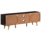 vidaXL TV-Schrank 140x30x46 cm Rohes Mangoholz und Massivholz Akazie vidaXL TV-Schrank 140x30x46 cm Rohes Mangoholz und Massivholz Akazie