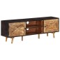 vidaXL TV-Schrank 140x30x46 cm Rohes Mangoholz und Massivholz Akazie vidaXL TV-Schrank 140x30x46 cm Rohes Mangoholz und Massivholz Akazie