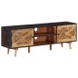 vidaXL TV-Schrank 140x30x46 cm Rohes Mangoholz und Massivholz Akazie vidaXL TV-Schrank 140x30x46 cm Rohes Mangoholz und Massivholz Akazie