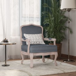 vidaXL Sessel Dunkelgrau 64x64x90 cm Samt