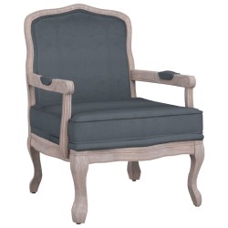 vidaXL Sessel Dunkelgrau 64x64x90 cm Samt