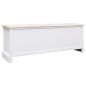 vidaXL TV-Schrank Weiß & Hellbraun 108x30x40 cm Massivholz Paulownia vidaXL TV-Schrank Weiß & Hellbraun 108x30x40 cm Massivholz Paulownia