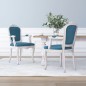 vidaXL Esszimmerstühle 2 Stk. Blau 62x59,5x100,5 cm Samt vidaXL Esszimmerstühle 2 Stk. Blau 62x59,5x100,5 cm Samt