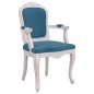 vidaXL Esszimmerstühle 2 Stk. Blau 62x59,5x100,5 cm Samt vidaXL Esszimmerstühle 2 Stk. Blau 62x59,5x100,5 cm Samt