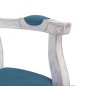 vidaXL Esszimmerstühle 2 Stk. Blau 62x59,5x100,5 cm Samt vidaXL Esszimmerstühle 2 Stk. Blau 62x59,5x100,5 cm Samt