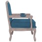 vidaXL Sessel Blau 64x64x90 cm Samt vidaXL Sessel Blau 64x64x90 cm Samt