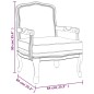 vidaXL Sessel Blau 64x64x90 cm Samt vidaXL Sessel Blau 64x64x90 cm Samt
