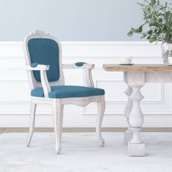 vidaXL Esszimmerstuhl Blau 62x59,5x100,5 cm Samt