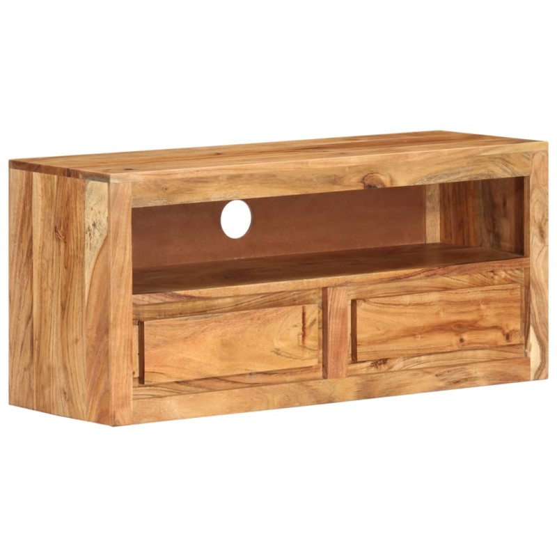 vidaXL TV-Schrank 88x30x40 cm Massivholz Akazie vidaXL TV-Schrank 88x30x40 cm Massivholz Akazie