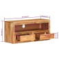 vidaXL TV-Schrank 88x30x40 cm Massivholz Akazie vidaXL TV-Schrank 88x30x40 cm Massivholz Akazie