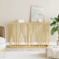 vidaXL Konsolentisch 110x30x70 cm Edelstahl und Glas vidaXL Konsolentisch 110x30x70 cm Edelstahl und Glas