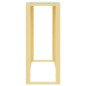 vidaXL Konsolentisch 110x30x70 cm Edelstahl und Glas vidaXL Konsolentisch 110x30x70 cm Edelstahl und Glas