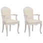 vidaXL Esszimmerstühle 2 Stk. Beige 62x59,5x100,5 cm Leinen vidaXL Esszimmerstühle 2 Stk. Beige 62x59,5x100,5 cm Leinen