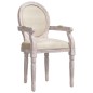 vidaXL Esszimmerstuhl Beige 54x56x96,5 cm Leinen vidaXL Esszimmerstuhl Beige 54x56x96,5 cm Leinen