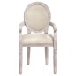 vidaXL Esszimmerstuhl Beige 54x56x96,5 cm Leinen vidaXL Esszimmerstuhl Beige 54x56x96,5 cm Leinen