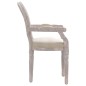 vidaXL Esszimmerstuhl Beige 54x56x96,5 cm Leinen vidaXL Esszimmerstuhl Beige 54x56x96,5 cm Leinen