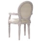vidaXL Esszimmerstuhl Beige 54x56x96,5 cm Leinen vidaXL Esszimmerstuhl Beige 54x56x96,5 cm Leinen