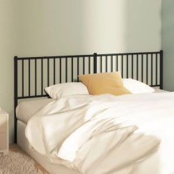 vidaXL Kopfteil Metall Schwarz 193 cm