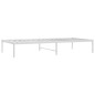 vidaXL Bettgestell Metall Weiß 90x190 cm vidaXL Bettgestell Metall Weiß 90x190 cm