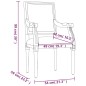 vidaXL Sessel Dunkelgrau 54x59x99 cm Samt vidaXL Sessel Dunkelgrau 54x59x99 cm Samt