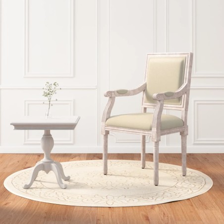 vidaXL Sessel Beige 54x59x99 cm Leinen