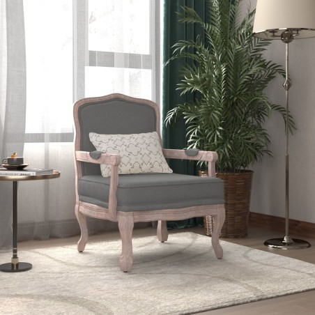vidaXL Sessel Dunkelgrau 64x64x90 cm Stoff