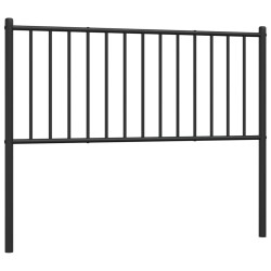 vidaXL Kopfteil Metall Schwarz 75 cm