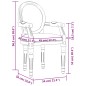 vidaXL Esszimmerstuhl Schwarz 54x56x96,5 cm Samt vidaXL Esszimmerstuhl Schwarz 54x56x96,5 cm Samt