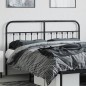 vidaXL Kopfteil Metall Schwarz 160 cm vidaXL Kopfteil Metall Schwarz 160 cm