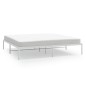 vidaXL Bettgestell Metall Weiß 193x203 cm vidaXL Bettgestell Metall Weiß 193x203 cm