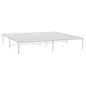 vidaXL Bettgestell Metall Weiß 193x203 cm vidaXL Bettgestell Metall Weiß 193x203 cm