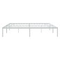 vidaXL Bettgestell Metall Weiß 193x203 cm vidaXL Bettgestell Metall Weiß 193x203 cm