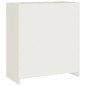 vidaXL Aktenschrank Weiß 79x40x90 cm Stahl vidaXL Aktenschrank Weiß 79x40x90 cm Stahl