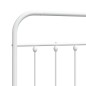vidaXL Kopfteil Metall Weiß 200 cm vidaXL Kopfteil Metall Weiß 200 cm