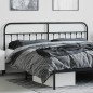 vidaXL Kopfteil Metall Schwarz 200 cm vidaXL Kopfteil Metall Schwarz 200 cm