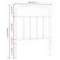 vidaXL Kopfteil Metall Schwarz 75 cm vidaXL Kopfteil Metall Schwarz 75 cm