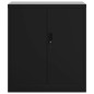vidaXL Aktenschrank Schwarz 79x40x90 cm Stahl vidaXL Aktenschrank Schwarz 79x40x90 cm Stahl