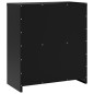 vidaXL Aktenschrank Schwarz 79x40x90 cm Stahl vidaXL Aktenschrank Schwarz 79x40x90 cm Stahl