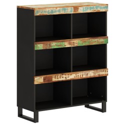 vidaXL Beistelltisch 85x33x107 cm Altholz Massiv